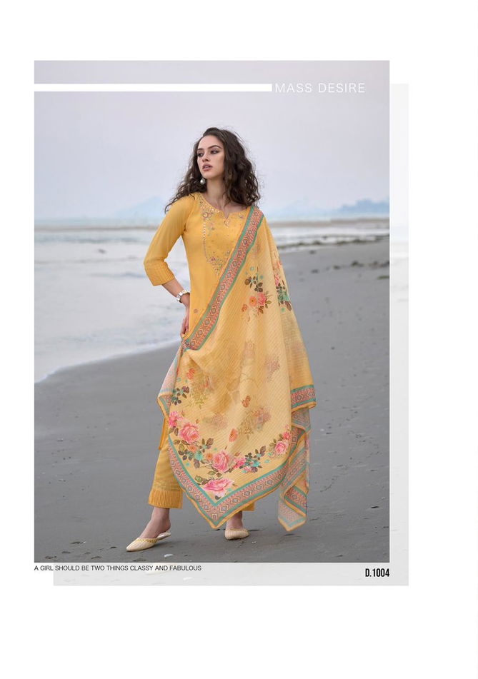 Ladies Flavour Mirza Chanderi Readymade Suits Catalog
